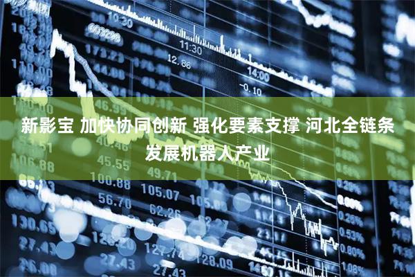 新影宝 加快协同创新 强化要素支撑 河北全链条发展机器人产业