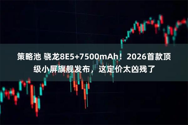 策略池 骁龙8E5+7500mAh！2026首款顶级小屏旗舰发布，这定价太凶残了