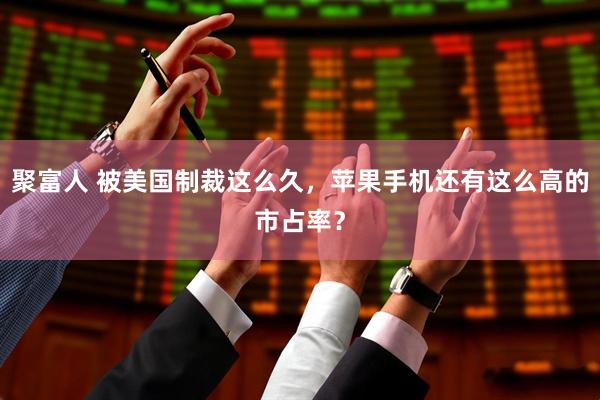 聚富人 被美国制裁这么久，苹果手机还有这么高的市占率？