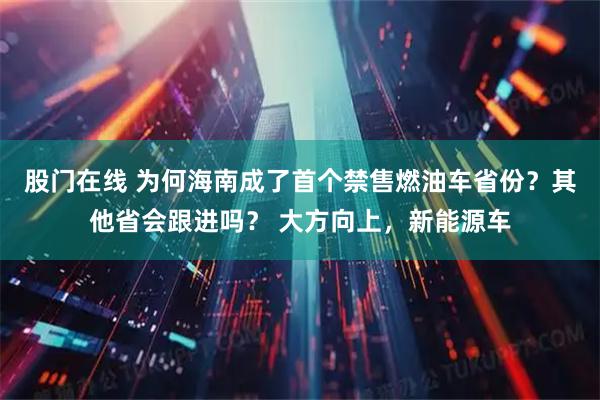 股门在线 为何海南成了首个禁售燃油车省份?其他省会跟进吗? 大方向上,新能源车
