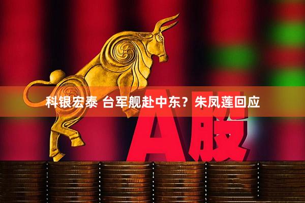 科银宏泰 台军舰赴中东？朱凤莲回应